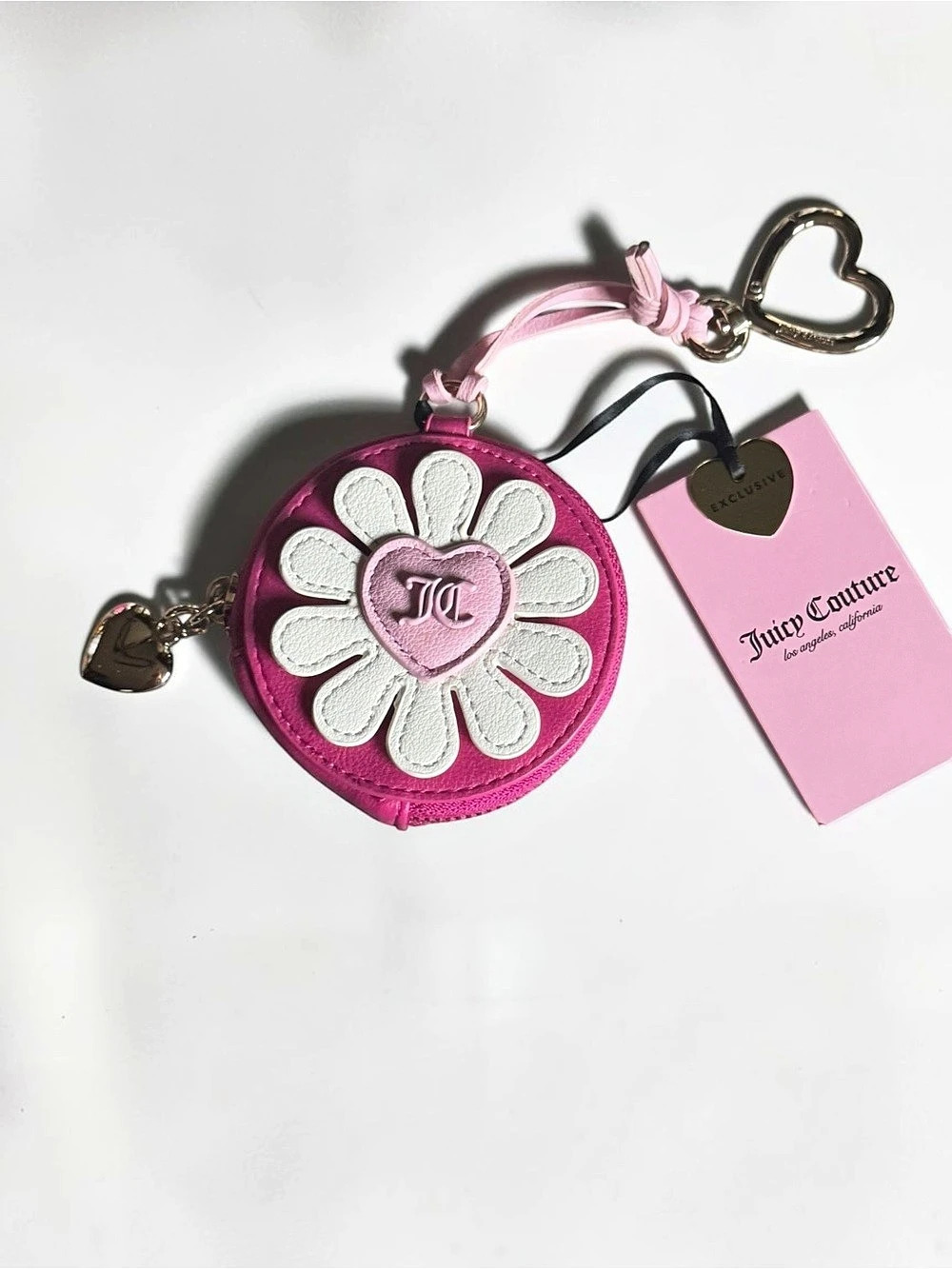Juicy Couture Pink & White Floral Mini Bag NWT